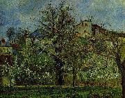 Camille Pissarro Obstgarten mit bluhenden Baumen Germany oil painting artist